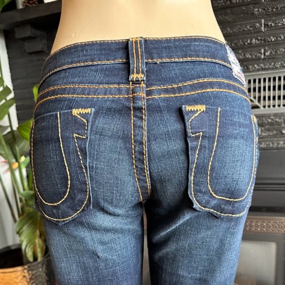 Women's True Religion Bobby Heritage Bootcut Denim Jeans, Size 30 - Picture 10 of 14